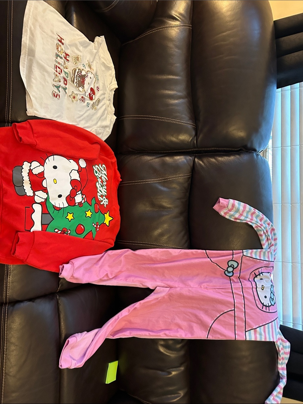 Hello Kitty Red, Pink and White Kids Tee & Romper Set